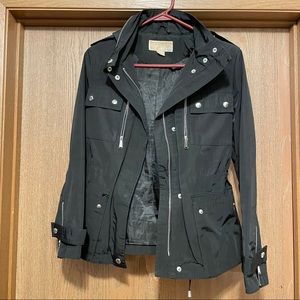 Michael Kors Black Rain Jacket